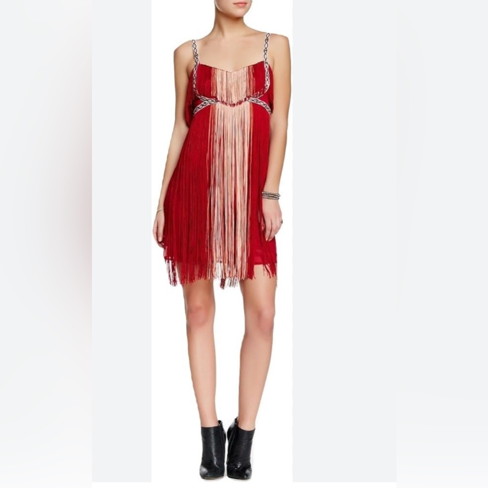 Free People Deco Fringe Dress